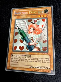 🔥YUGIOH • INJECTION OF FAIRY LILY • SECRET RARE • LOD-100 • UNLIMITED • VLP 🔥 - Image 3