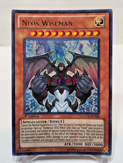 Neos Wiseman LCGX-EN040 Ultra Rare 1st Edition Yugioh 4692 - Image 1