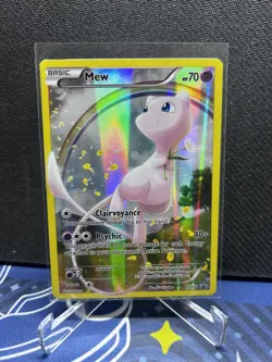 Mew XY Mythical Collection XY110 Black Star Promo Pokemon Card - Image 1