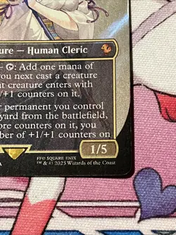 Yuna Grand Summoner Surge Foil Borderless Card NM Condition - Image 4