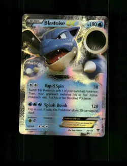 Custom HOLO BLASTOISE Card BLASTOISE Ex READ DESCRIPTION BELOW - Image 1