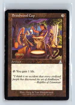 BRAIDWOOD CUP - MTG Magic the Gathering Card - Urza's Destiny - Uncommon - Image 1