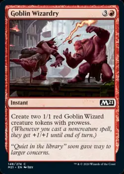 Goblin Wizardry - Light Play MTG Magic 2021 Core Set - Image 1