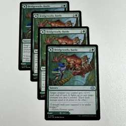 X4 (Playset) - Bridgeworks Battle | Tanglespan Regular #249 NM/MINT MH3 MTG - Image 1