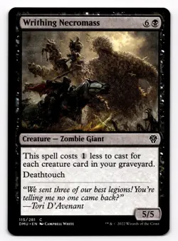MTG Magic the Gathering Writhing Necromass (115/281) Dominaria United - Image 1