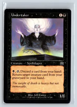 UNDERTAKER - MTG Magic the Gathering Card - Mercadian Masques - Common - Image 1