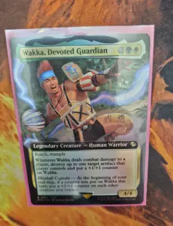 Wakka, Devoted Guardian (Extended Art) -Foil Near Mint MTG - Image 1