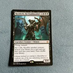 MTG- Razaketh, The Foulblooded- Hour Of Devastation- NM- MAGIC CARD - Image 1