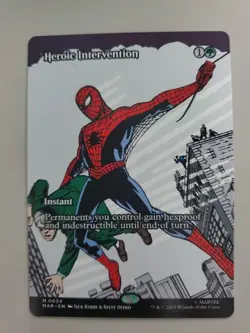 MTG Heroic Intervention Marvel Universe Eternal Borderless Mythic - Image 1
