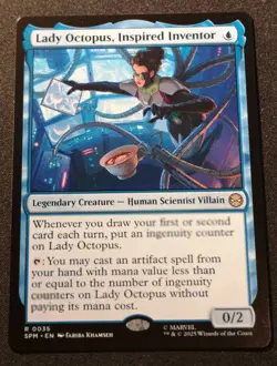 Lady Octopus, Inspired Inventor - SPM - MTG - EN - NM - 0035 - Image 1