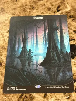 SWAMP Magic MTG Unstable Full Art - Image 1