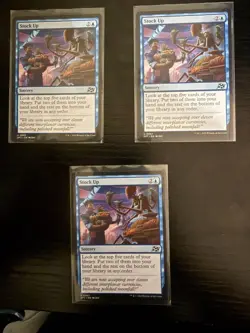 x3 MTG Stock Up DFT Aetherdrift Uncommon Regular Finish NM/M - Image 1