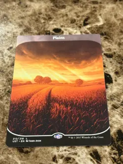 PLAINS Magic MTG Unstable Full Art - Image 1