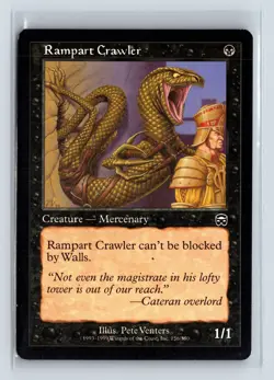 RAMPART CRAWLER - MTG Magic the Gathering Card - Mercadian Masques - Common - Image 1