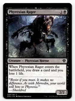 Phyrexian Rager - Dominaria United DMU #099 - Magic: The Gathering MTG - Image 1