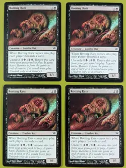 Rotting Rats x4 Conflux 4x Playset Magic the Gathering MTG - Image 1