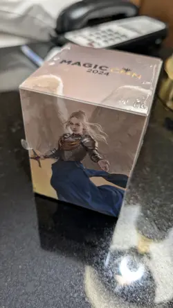 MTG MagicCon Las Vegas 2024 Ultra Pro Deck Box + Sleeves Angel Anna Christensen - Image 1