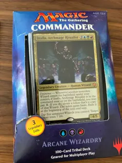 Magic The Gathering MTG Arcane Wizardry Commander Deck 100-Card Tribal Deck New - Image 1
