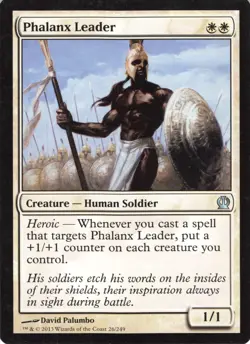 Phalanx Leader 2013 Theros Magic the Gathering MTG Card - Image 1