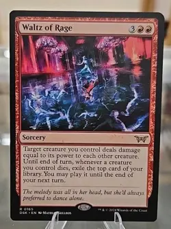 Waltz of Rage MTG Duskmourn: House of Horror Regular - Image 1