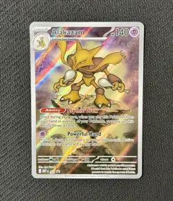 Pokemon TCG Alakazam 009 Mega Evolution ETB Promo NM - Image 1