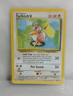 Pokemon Farfetch'd 27/102 Base Set 1999 - Image 1