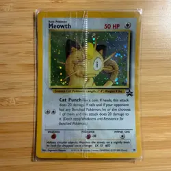 Pokemon TCG Meowth Holo #10 Black Star Gameboy Exclusive Factory Sealed - Image 1