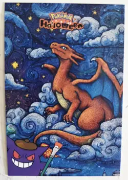 Pokemon 2025 Database Halloween Set Charizard Cracked Holo - Image 1