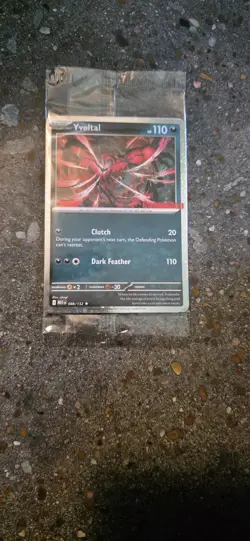 Sealed Yveltal 088/132 Holo Mega Evolution Pokemon Tcg GAMESTOP STAMPED PROMO - Image 1
