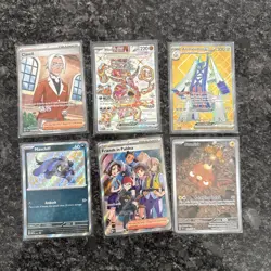 Pokemon TCG Lot Of 6 Cards Full Art Trainers/ Shiny promo - Image 1