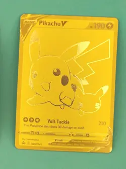Pokemon Celebrations Promo Gold Pikachu V SWSH145 And Pokeball SWSH146 - Image 2