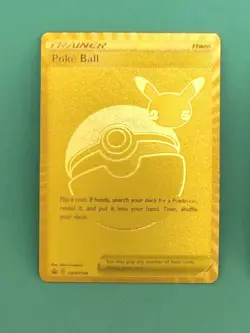 Pokemon Celebrations Promo Gold Pikachu V SWSH145 And Pokeball SWSH146 - Image 3