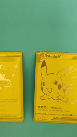 Pokemon Celebrations Promo Gold Pikachu V SWSH145 And Pokeball SWSH146 - Image 5