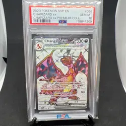 2023 Pokemon SVP EN Charizard ex Premium Collection 056 PSA 10 - Image 1