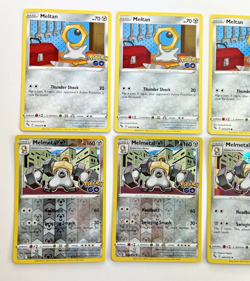 Pokemon Tcg Lot of 8 Meltan, Melmetal Reverse Holo Common basic - Image 2