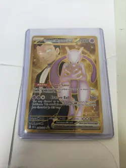 Pokemon TEAM Rocket's Mewtwo ex - Hyper Rare ~ Destined Rivals ~240/182 ~L@@K - Image 4