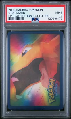 2000 HASBRO POKEMON SPECIAL ED BATTLE SET PROMO CHARIZARD PSA 9 - Image 1