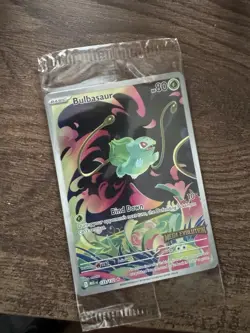 Pokemon Bulbasaur 133/132 English Mega Evolution Stamped Promo SEALED - Image 1