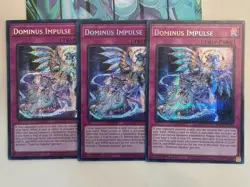 Yugioh 3x Dominus Impulse Secret Rare MP25-EN116 2025 Mega-Pack 1st Edition NM - Image 1