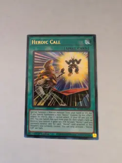 Yugioh! Heroic Call - BLCR-EN026 - Ultra Rare - 1st Edition Near Mint, English - Image 1