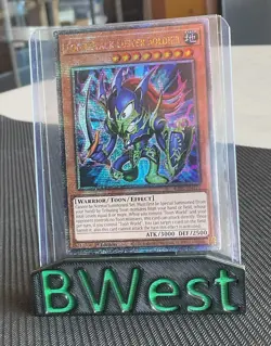 YuGiOh Toon Black Luster Soldier RA03-EN272 1st Edition 25th Anniversary LP/MP - Image 1