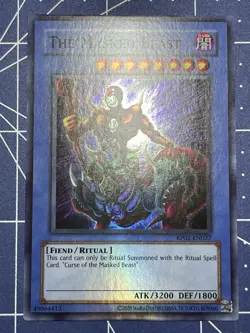 2x The Masked Beast RP02-EN027 Retro Pack 2 Yugioh Super Rare (reprint) NM - Image 2