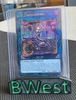 YuGiOh I:P Masquerena RA02-EN042 1st Edition 25th Anniversary Secret Rare LP/MP - Image 1