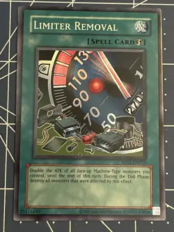 Limiter Removal RP02-EN015 Retro Pack 2 Yugioh Super Rare (reprint) NM - Image 1