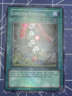 Limiter Removal RP02-EN015 Retro Pack 2 Yugioh Super Rare (reprint) NM - Image 2