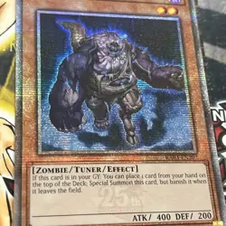Yugioh Plaguespreader Zombie RA03-EN207 Quarter Century Secret Rare NM 1st Edit - Image 3