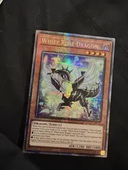 Yugioh White Rose Dragon MP25-EN038 1st Edition Starlight Rare NM - Image 1