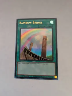 YuGiOh! - Rainbow Bridge BLCR-EN055 Ultra Rare 1st Edition Near Mint - Image 1