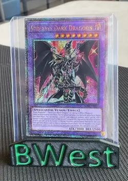 YuGiOh Red-Eyes Dark Dragoon RA02-EN021 1st Edition 25th Anniversary Rare LP/MP - Image 1