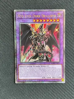 YuGiOh Red-Eyes Dark Dragoon RA02-EN021 1st Edition 25th Anniversary Rare LP/MP - Image 2